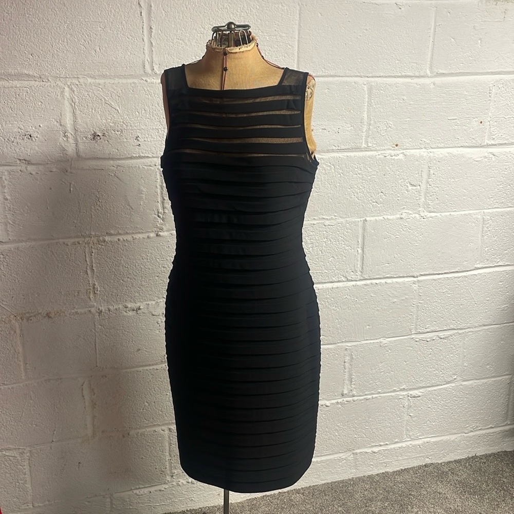 Adriana Papel black cocktail dress
